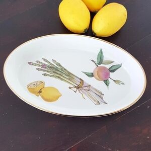 Royal Worcester EVESHAM Gold 10.5" Oval Baking Dish, Shape 30, Size 4
